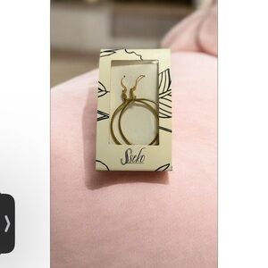 Sseko Classic Gold Hoop Earrings